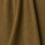 A draped swatch of linen fabric in a solid olive green color.