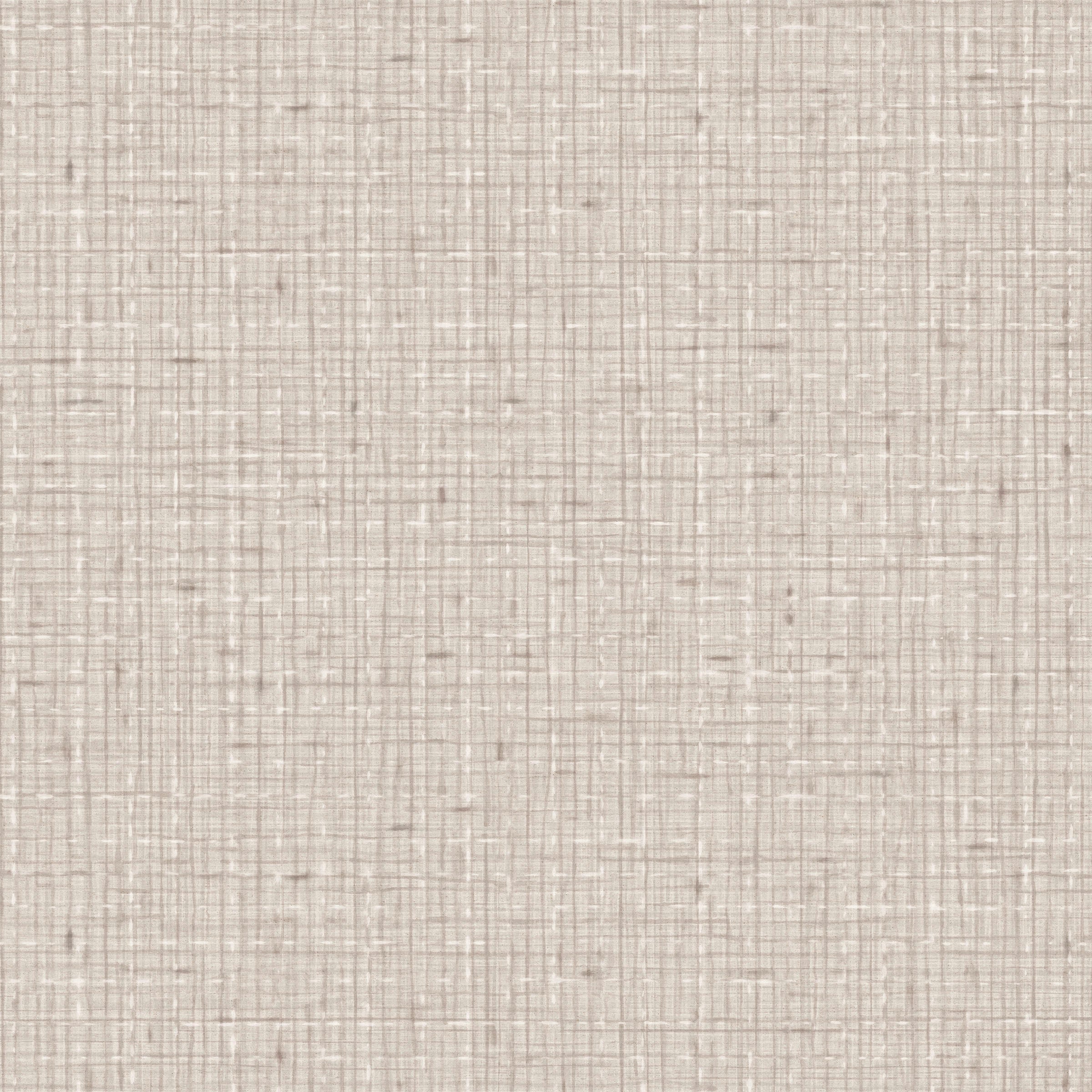 Detail of fabric in a textured tweed pattern in shades of cream and brown.