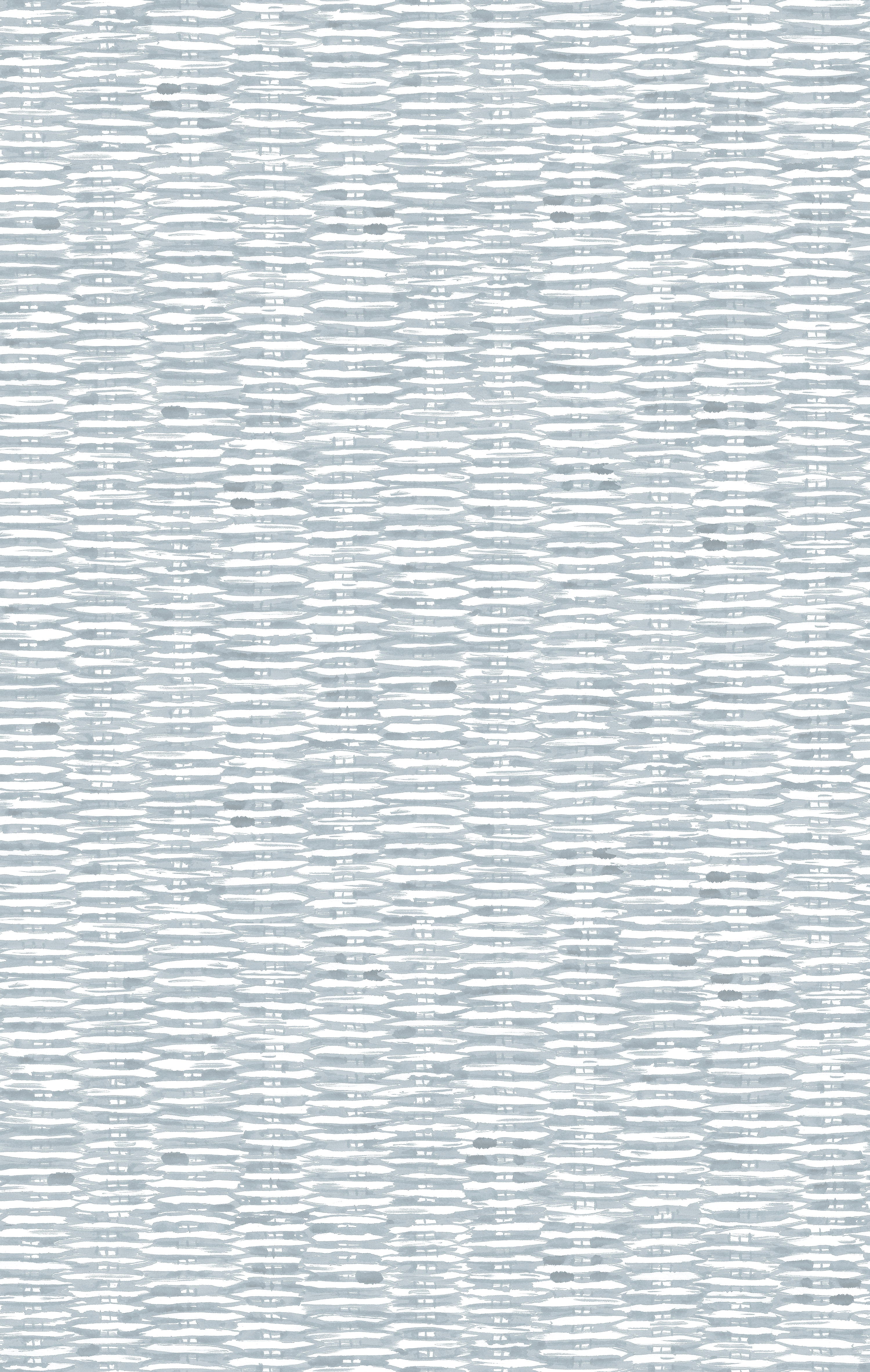 Detail of wallpaper in a textural checked print in light blue on a white field.