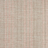 Wool broadloom carpet swatch in a light pink colorway mottled with white and brown fibers.