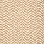 Wool broadloom carpet swatch in a herringbone weave in warm beige.