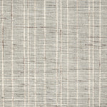 Wool-nylon broadloom carpet swatch in a textured plaid weave in gray and cream.