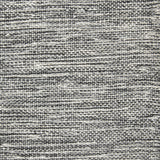 Wool-blend broadloom carpet swatch in a chunky weave texture in mottled charcoal and white.