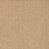 Sisal broadloom carpet swatch in a flat grid weave in "Doeskin" beige.