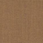 Sisal broadloom carpet swatch in a ribbed weave in brown.