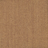 Sisal broadloom carpet swatch in a ribbed weave in bronze and tan.