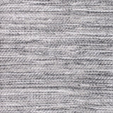 Wool-blend broadloom carpet swatch in a textured stripe weave in white and gray.