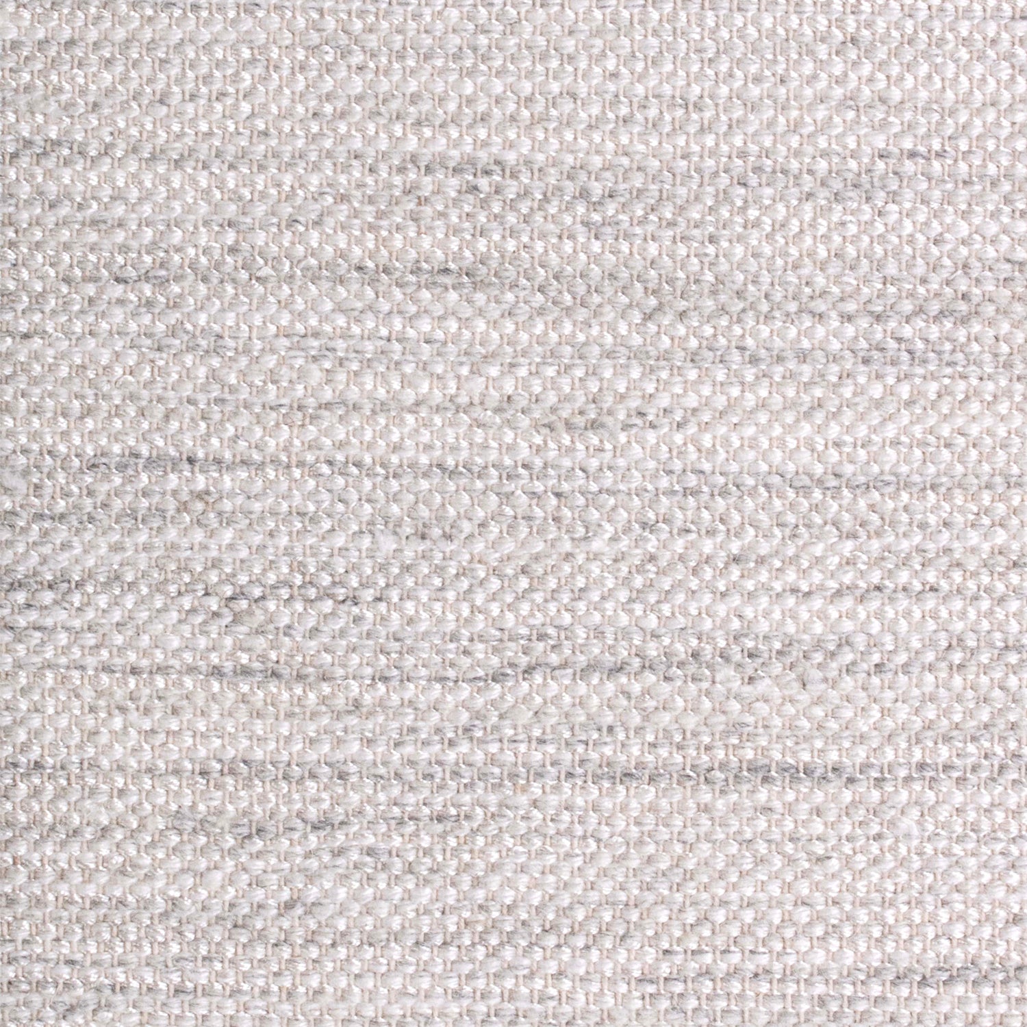 Wool-blend broadloom carpet swatch in a textured stripe weave in cream.