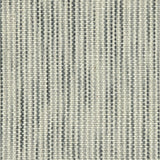 Wool broadloom carpet swatch in a mottled stripe weave in shades of white and gray.