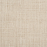 Wool-blend broadloom carpet swatch in a grid weave in mottled cream and tan.