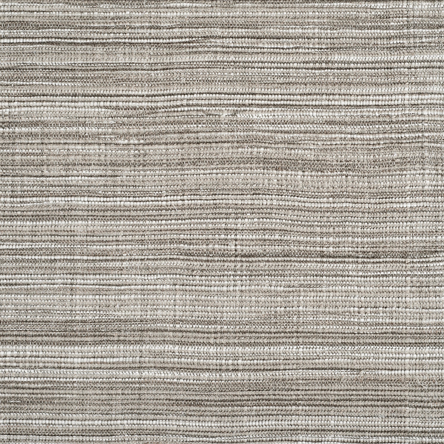 Wool-blend broadloom carpet swatch in a flat weave in mottled grey, brown and white.