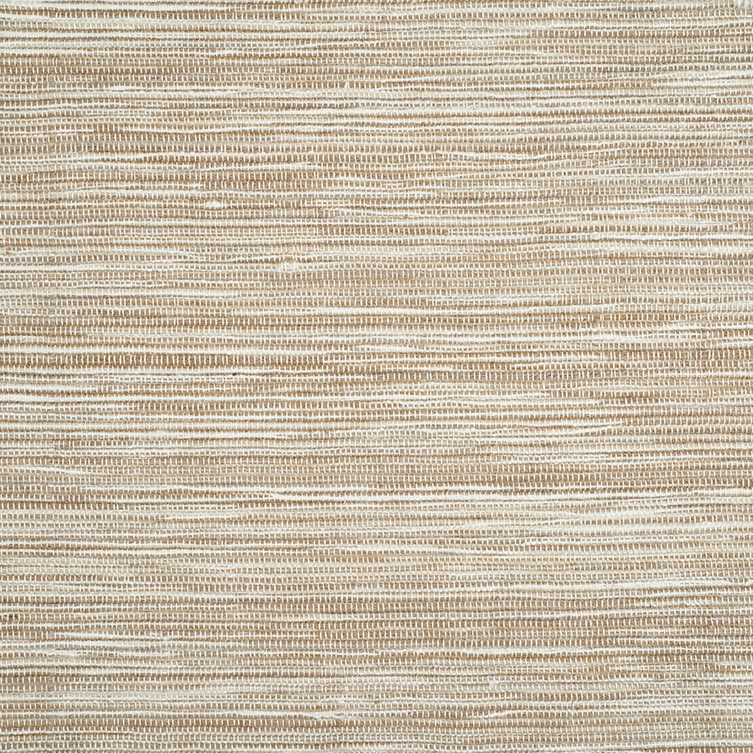 Wool-blend broadloom carpet swatch in a flat weave in mottled shades of cream and tan.
