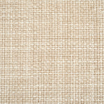 Wool-blend broadloom carpet swatch in a chunky grid weave in cream.