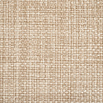 Wool-blend broadloom carpet swatch in a chunky grid weave in tan and cream.