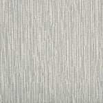 Wool-blend broadloom carpet swatch in a mottled stripe print in shades of cream, gray and gray-blue.