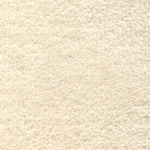 Wool broadloom carpet swatch in a cut pile texture in cream.