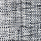 Wool-blend broadloom carpet swatch in a chunky grid weave in mottled cream, gray and charcoal.