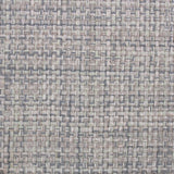 Wool-blend broadloom carpet swatch in a chunky grid weave in mottled blue-gray, gray and cream.