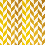 Wool-silk broadloom carpet swatch in a chevron stripe pattern in shades of yellow on a white field.
