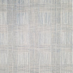 Textured light blue checkered broadloom carpet