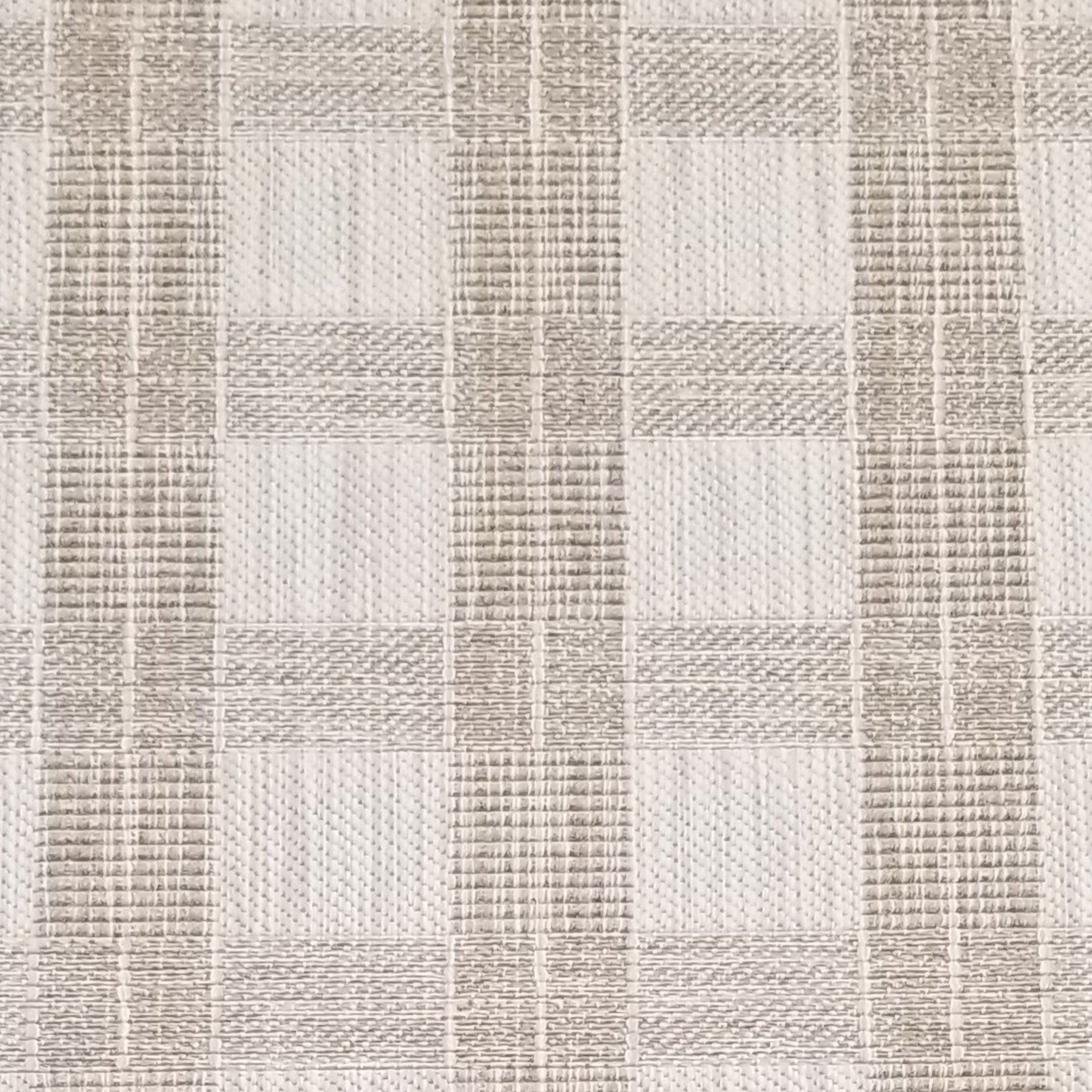 Textured beige and ivory checkered broadloom carpet