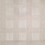 Textured beige and brown checkered broadloom carpet