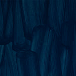 Detail of wallpaper in an abstract paint print in shades of navy.