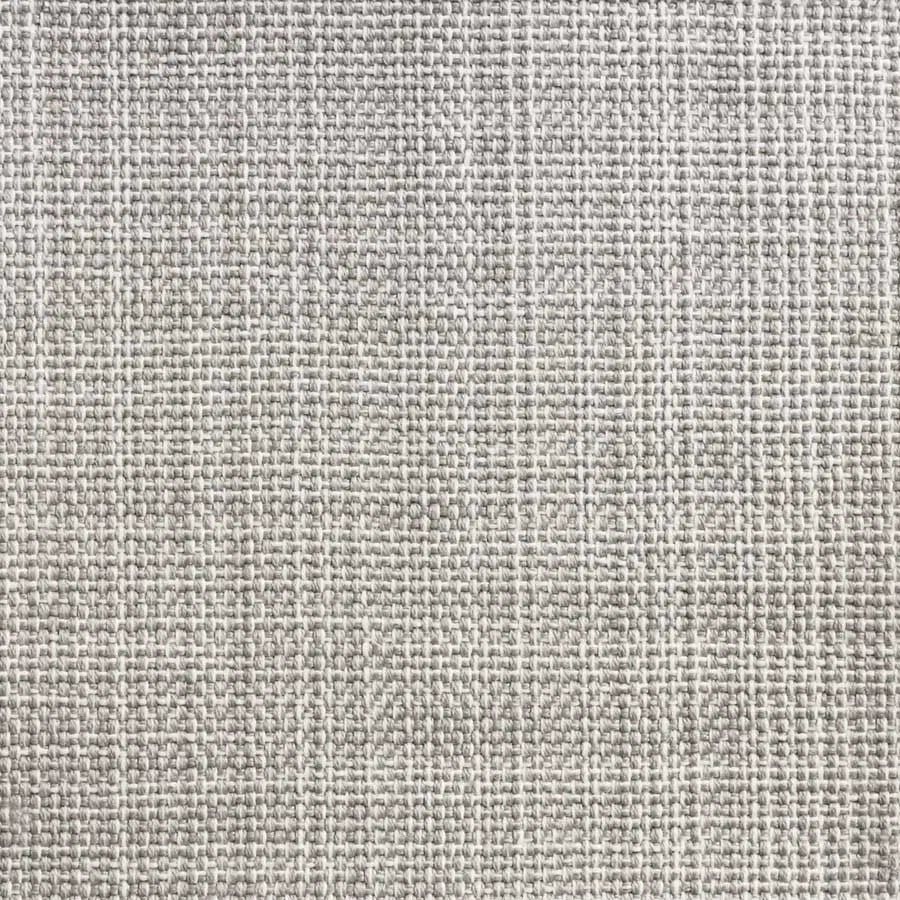 Broadloom carpet swatch in striped pattern light grey color