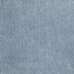 Broadloom carpet swatch in a solid pattern in a light blue design