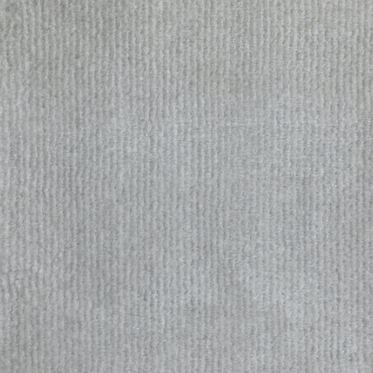 Broadloom carpet swatch in a solid pattern in a light grey design