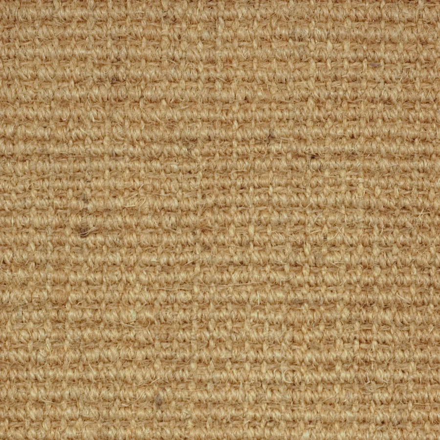 Broadloom carpet swatch in textured pattern light tan color