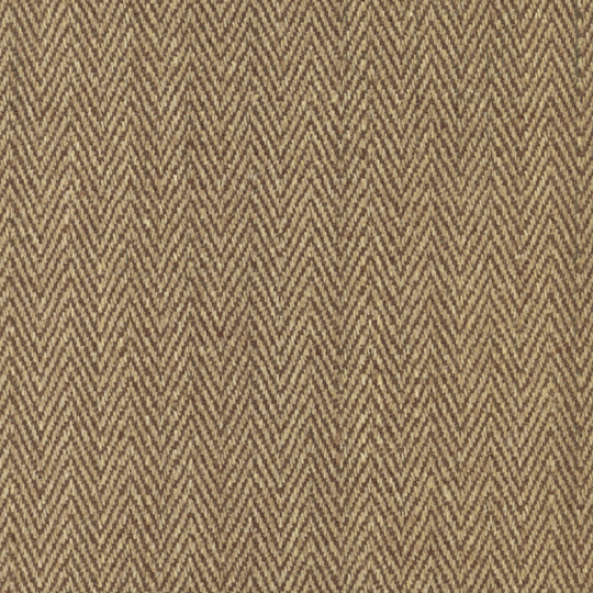 Broadloom carpet swatch herringbone design in tan brown