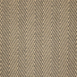 Broadloom carpet swatch herringbone design in tan black