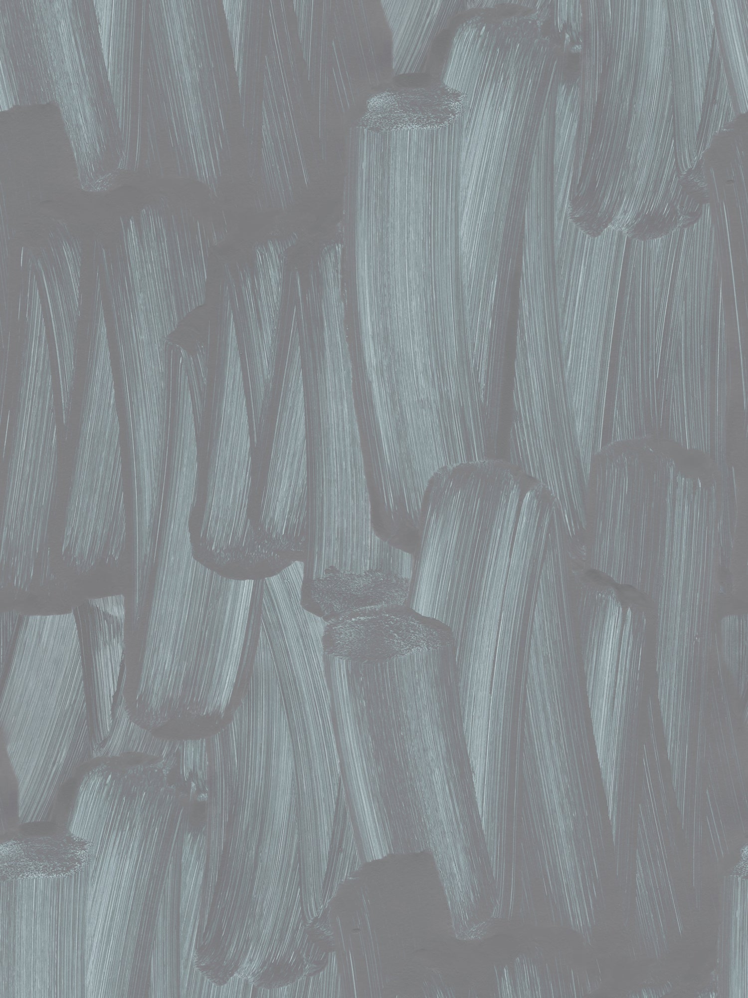 Wallpaper in an abstract paint print in shades of gray.