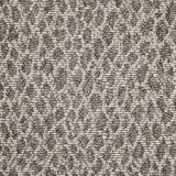 Broadloom carpet swatch animal print design in dark grey