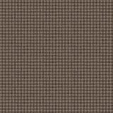 Wallpaper in a dense plaid pattern in shades of brown.