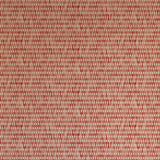 Detail of wallpaper in a textural grid print in shades of red and cream.