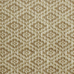 Broadloom carpet swatch in diamond pattern yellow gold color