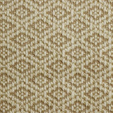 Broadloom carpet swatch in diamond pattern yellow gold color