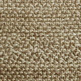 Broadloom carpet swatch in textural pattern whtie brown color