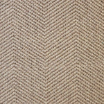 Broadloom carpet swatch herringbone design in neutral