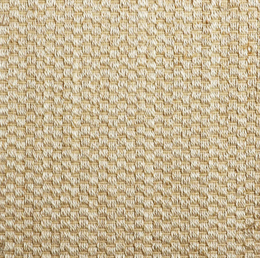 Broadloom carpet swatch textured design in white yellow