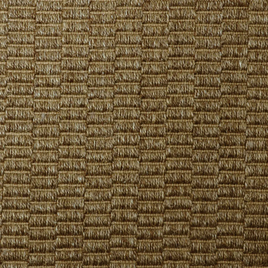 Broadloom carpet swatch in a textured pattern tan color