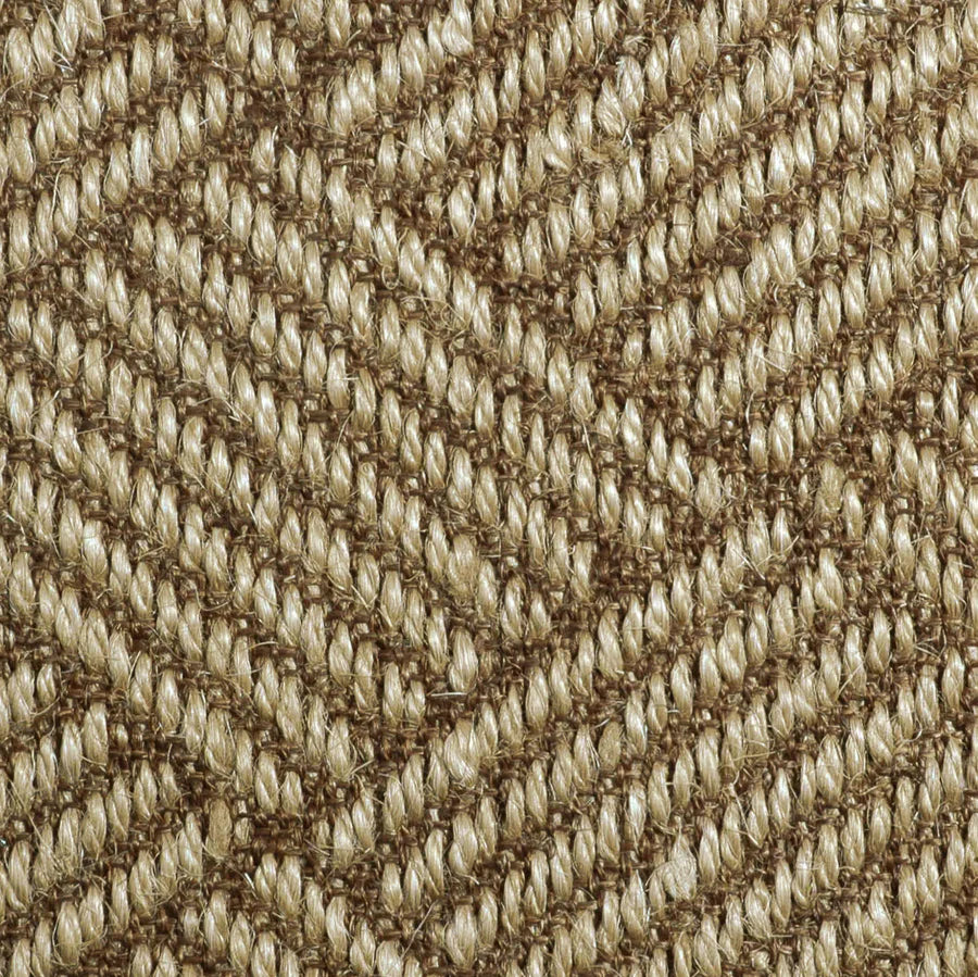 Broadloom carpet swatch in a textured pattern brown color