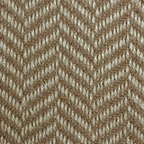 Broadloom carpet swatch herringbone design in tan