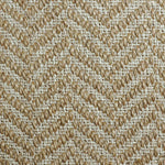 Broadloom carpet swatch herringbone design in grey tan