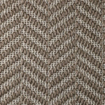 Broadloom carpet swatch herringbone design in dark grey 