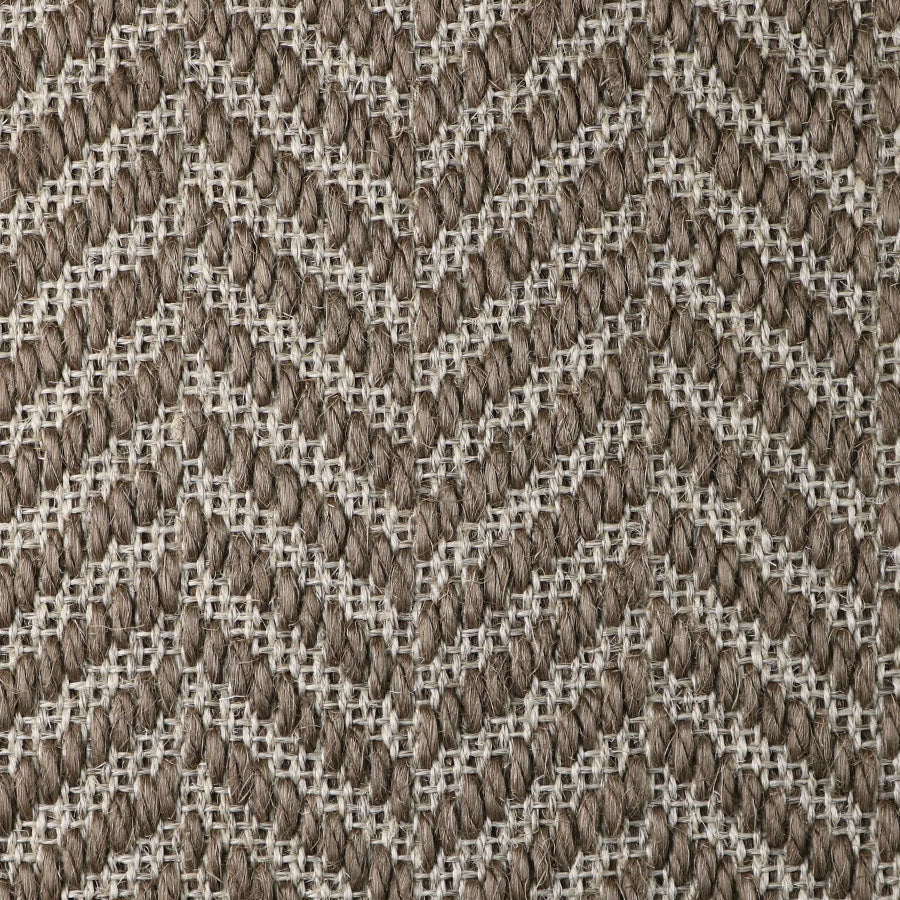 Broadloom carpet swatch herringbone design in dark grey 