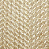 Broadloom carpet swatch herringbone design in ivory