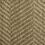 Broadloom carpet swatch herringbone design in brown